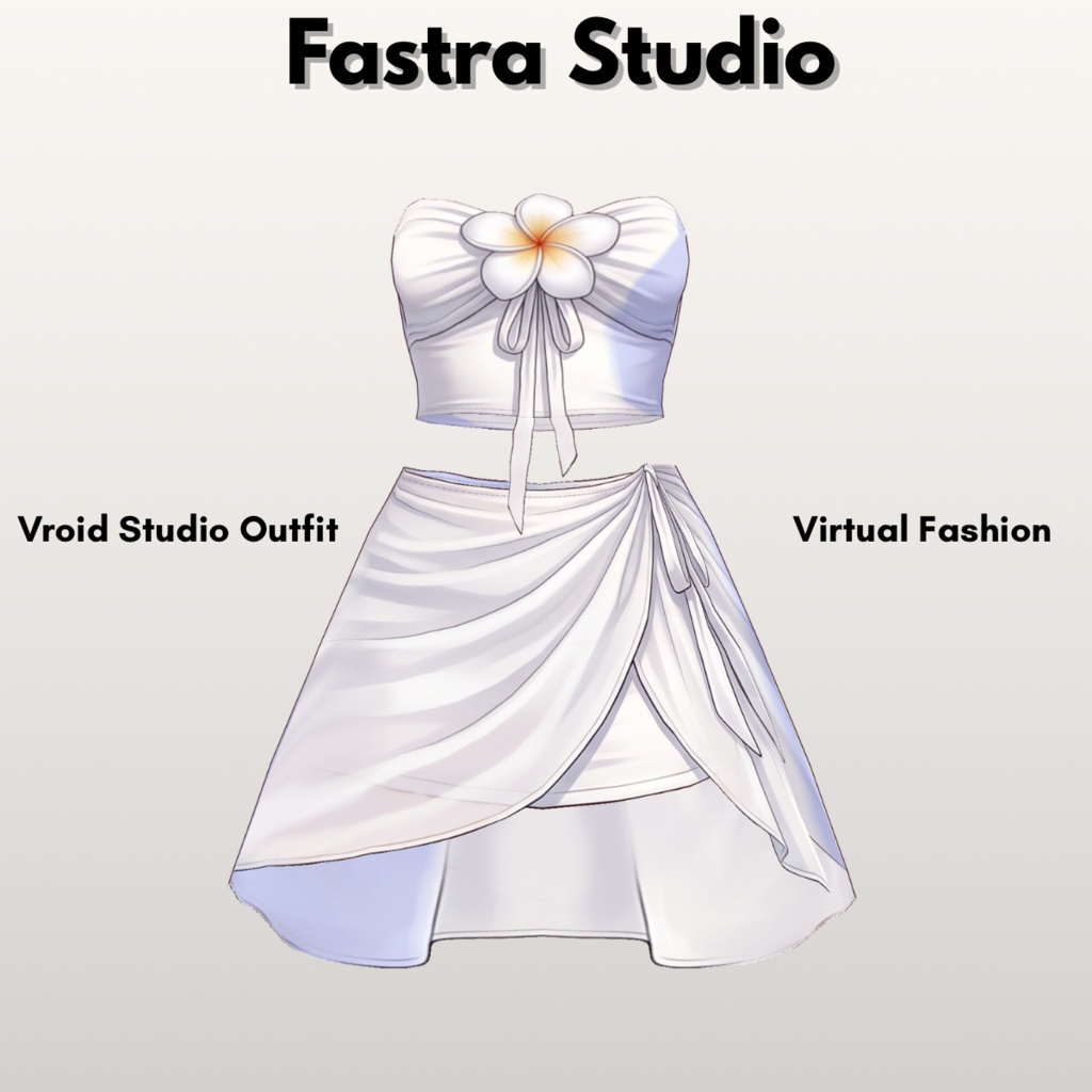 Bikini Outfit VRoid Inner Top Beach Set Outfit VRoid Clothes VRoid Costume VRoid Cosplay Summer Outfit VTuber Kawaii Bikini Texture VRoid Texture Customitem VTuber Asset Virtual Youtuber VRM