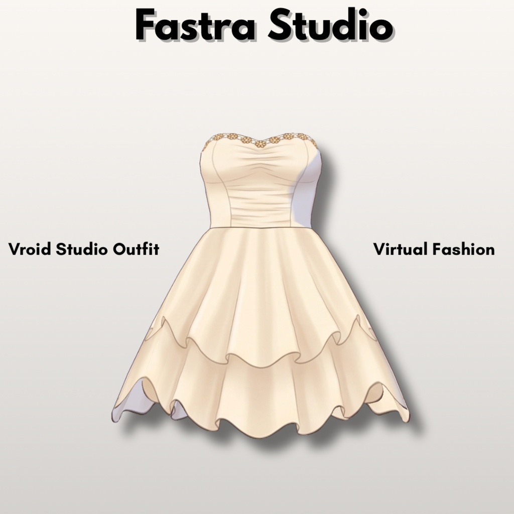 Daily Outfit VRoid Dress VRoid Studio Cute Kawaii Outfit VRoid Clothes VRoid Cosplay VRoid Costume VTuber Asset Customeitem Texture VRoid Kawaii Dress