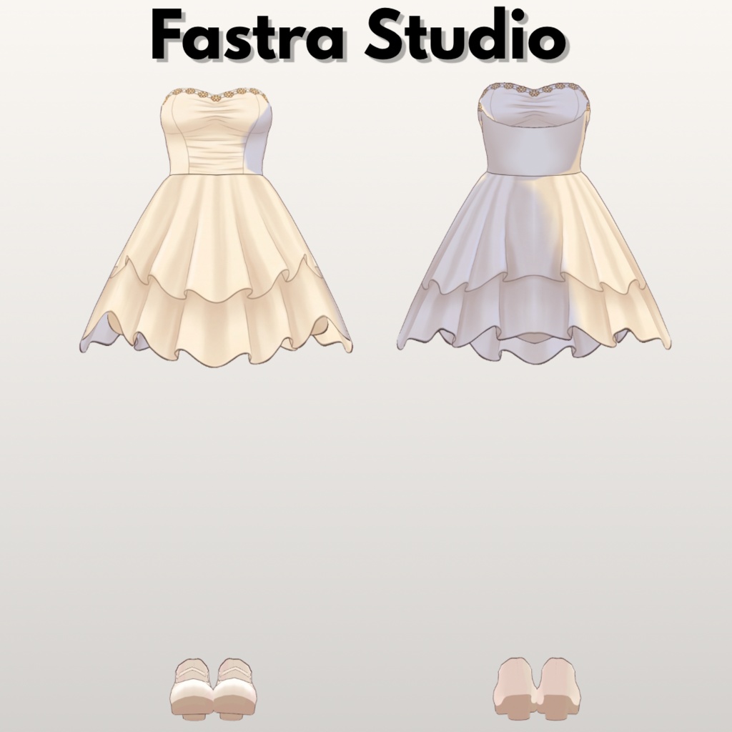 Daily Outfit VRoid Dress VRoid Studio Cute Kawaii Outfit VRoid Clothes VRoid Cosplay VRoid Costume VTuber Asset Customeitem Texture VRoid Kawaii Dress