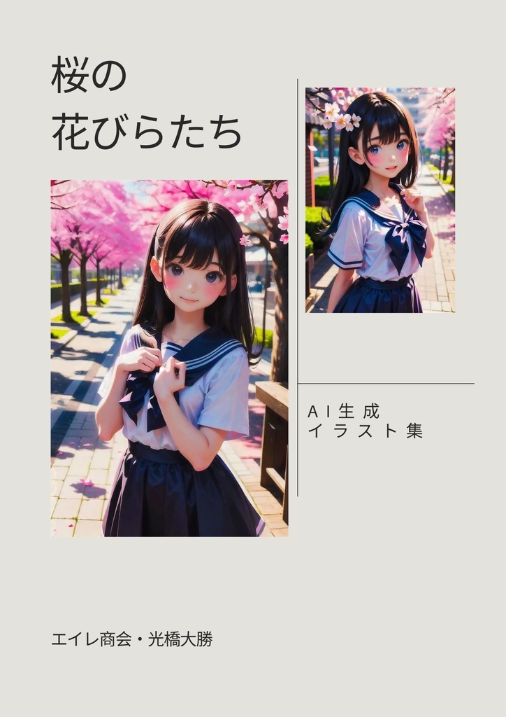 AI生成イラスト集『桜の花びらたち』