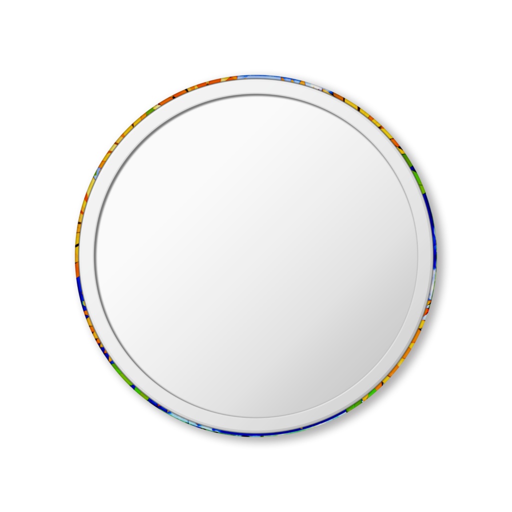 キンクマくんとひまわりの缶ミラー