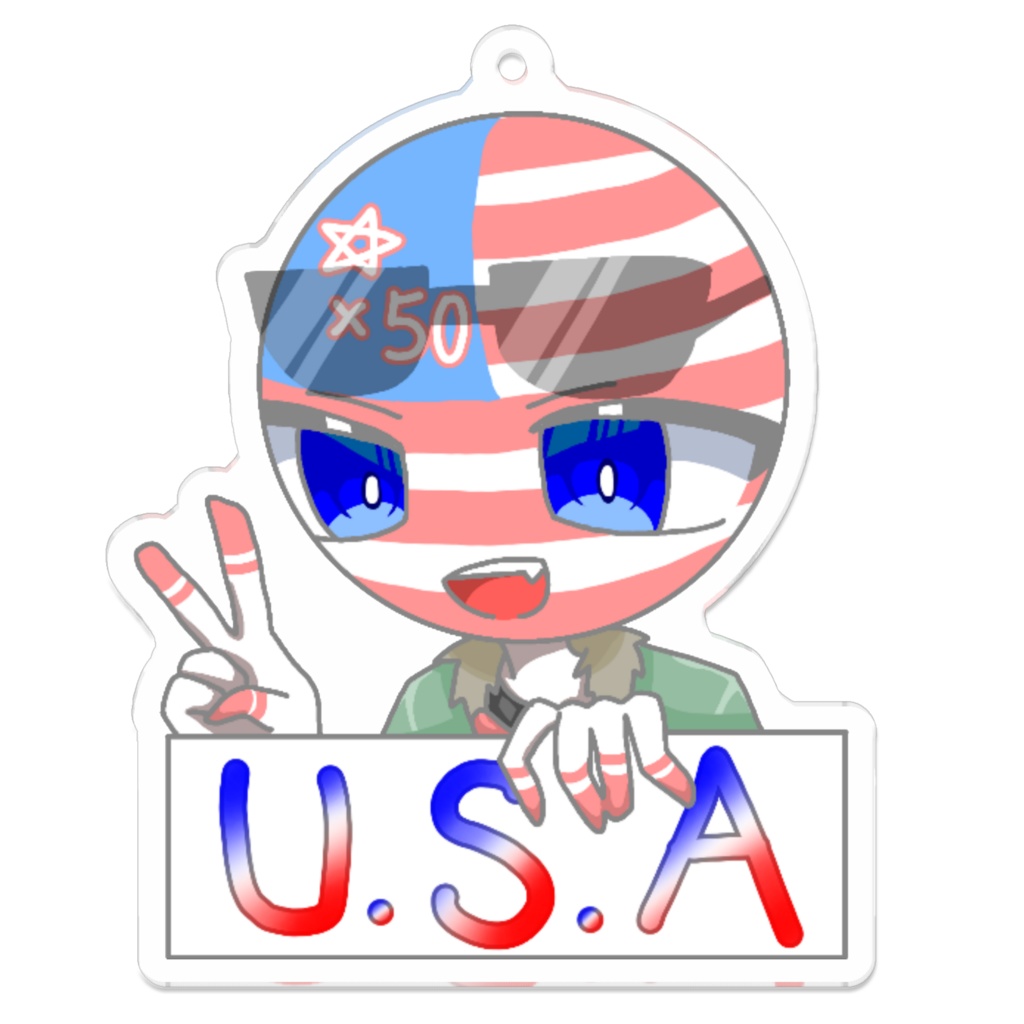 アメリカさんのアクキー
