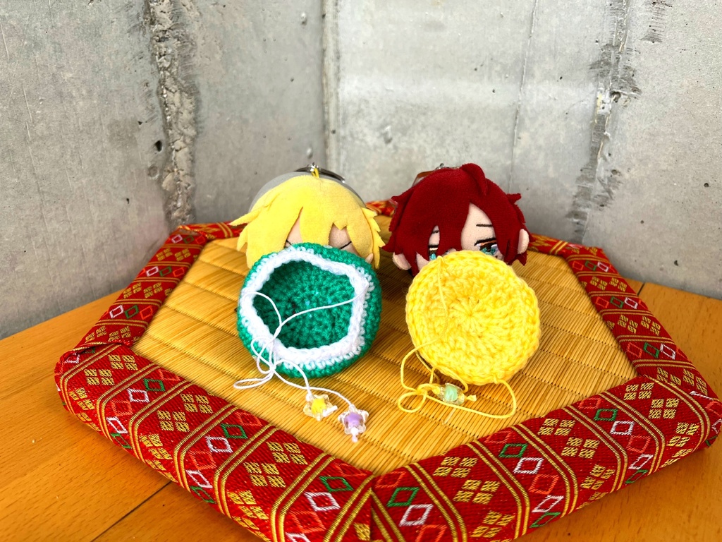 メロンソーダ&プリンの帽子