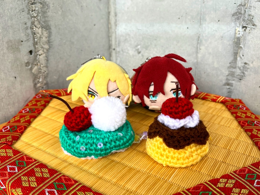 メロンソーダ&プリンの帽子