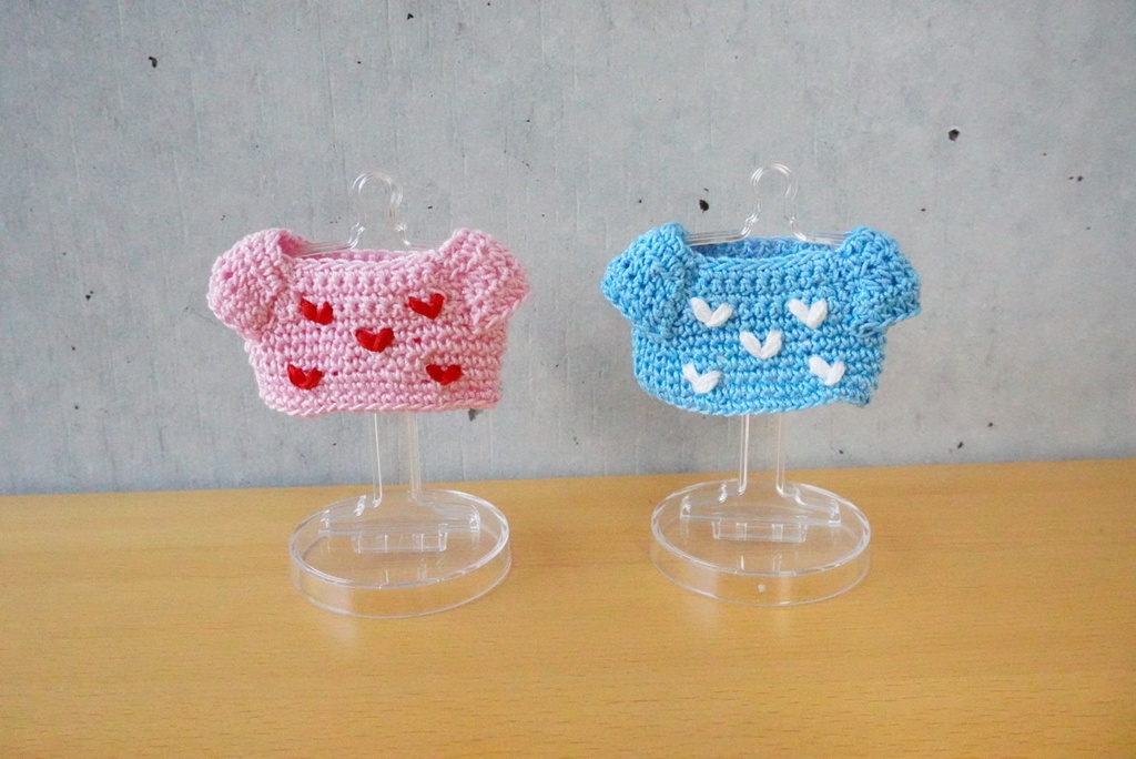 ハートのお洋服&頭巾ちゃん