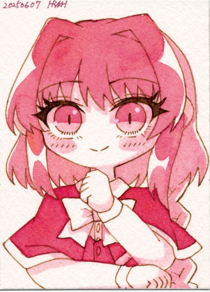 【東方名華祭19】ワンカラードローイング【原画】