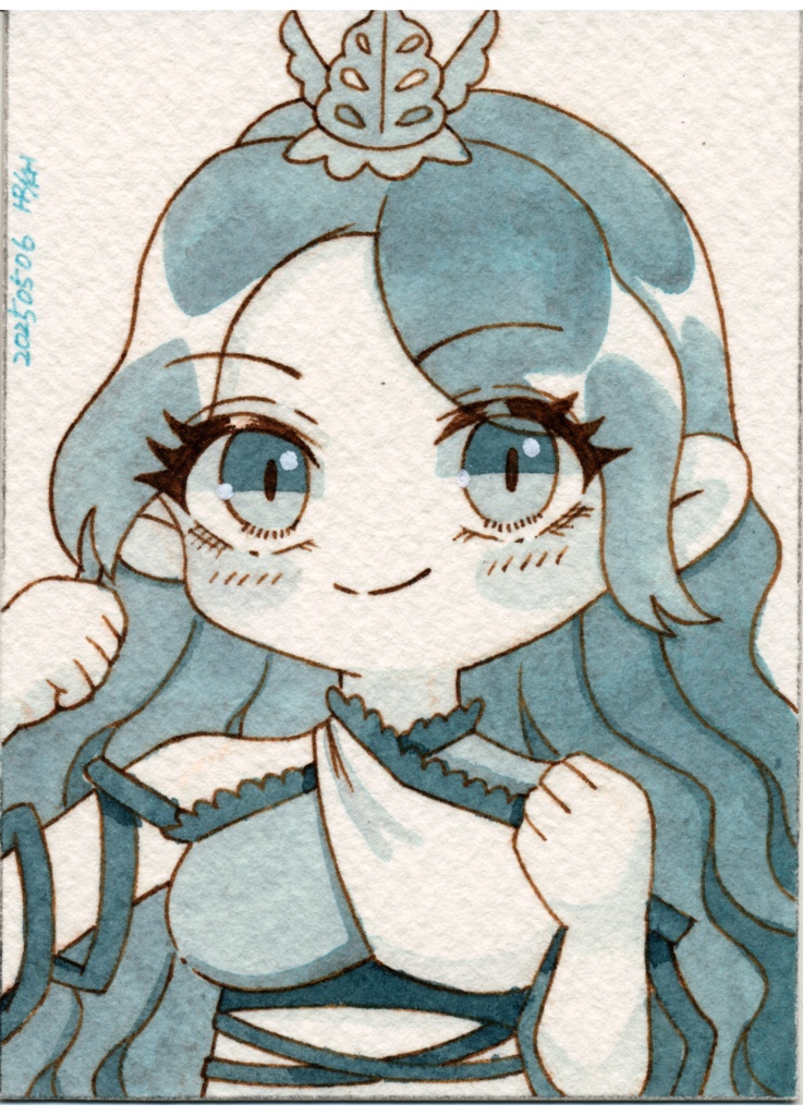 【東方名華祭19】ワンカラードローイング【原画】