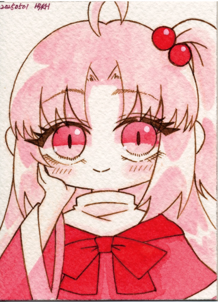 【東方名華祭19】ワンカラードローイング【原画】