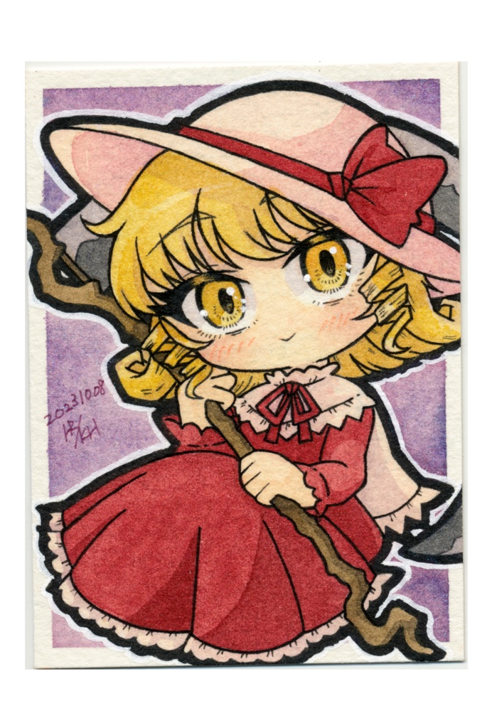 【フルカラー】ATCイラスト【東方Project】