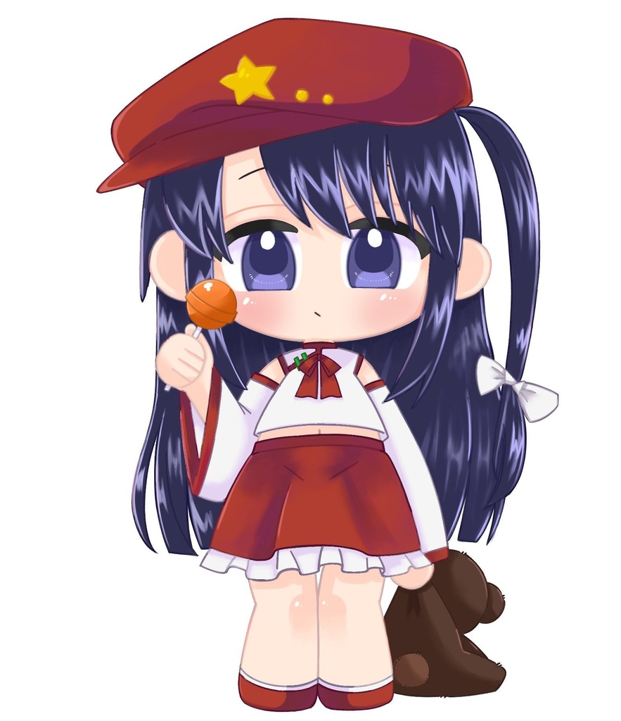 【受注生産】レーベルのあの子アクリルフィギュア（お出かけ仕様）