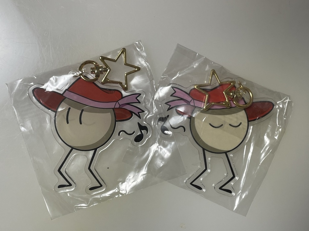 山歩きちゃん両面印刷アクキー