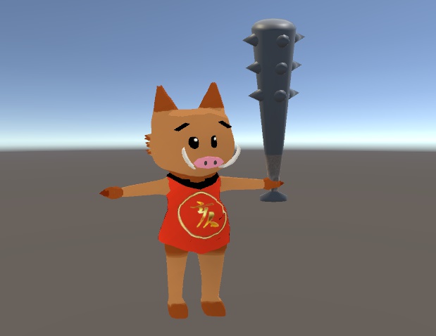 VRChat向け武器「金棒」