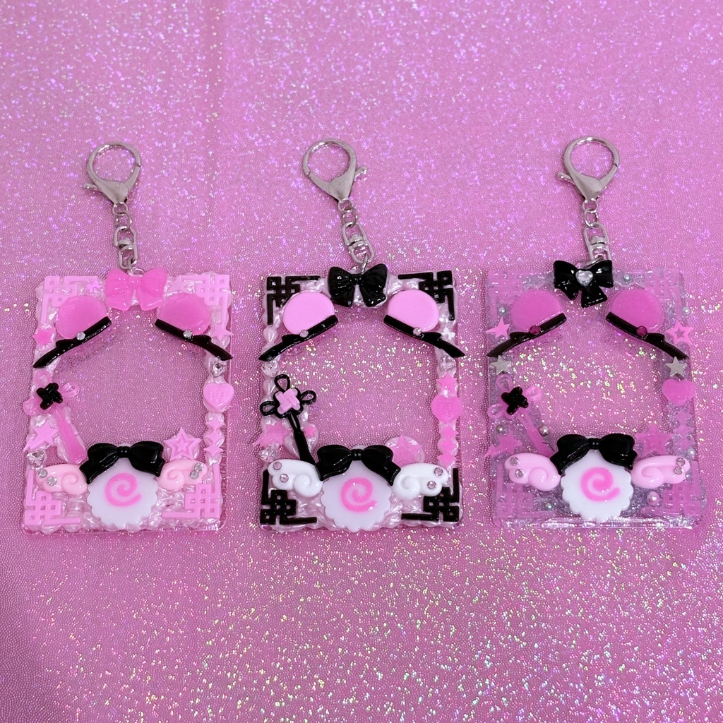 ハオハオチャイナ🍥🩷デコキーホルダー🖤🎀