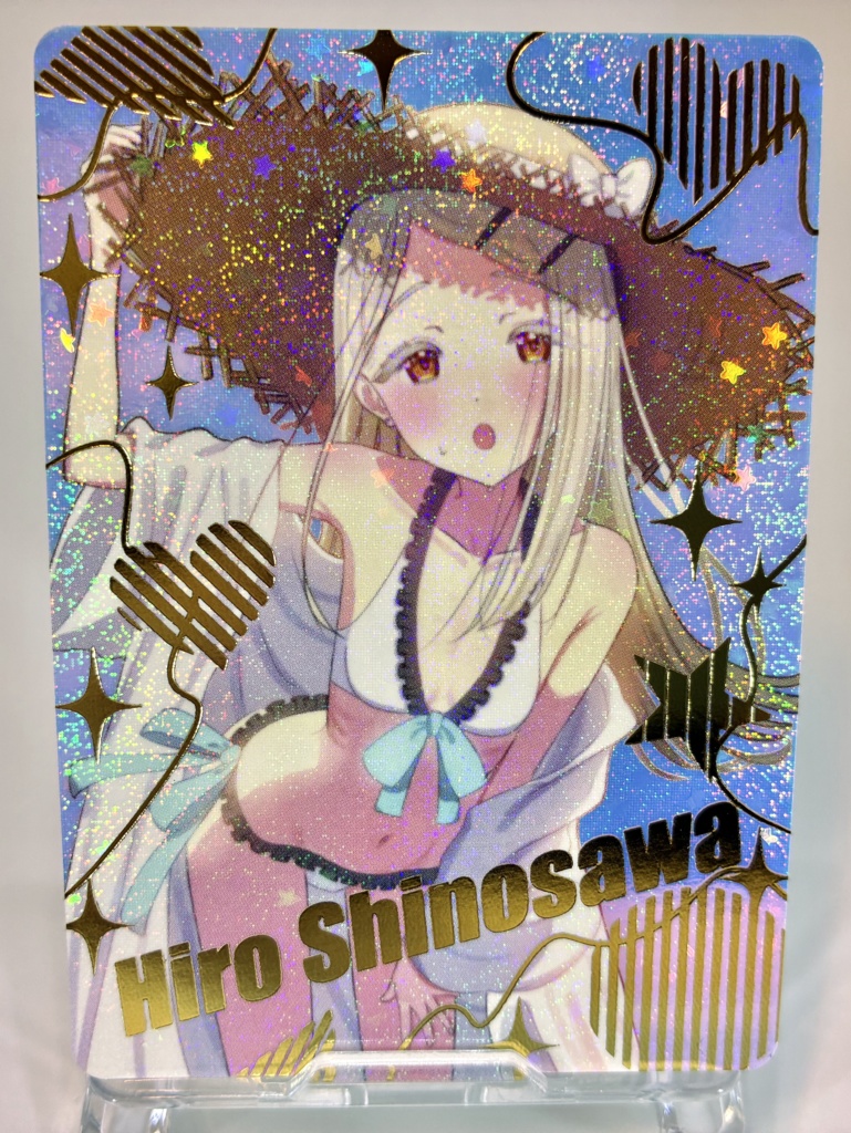 水着篠澤広 同人トレカ