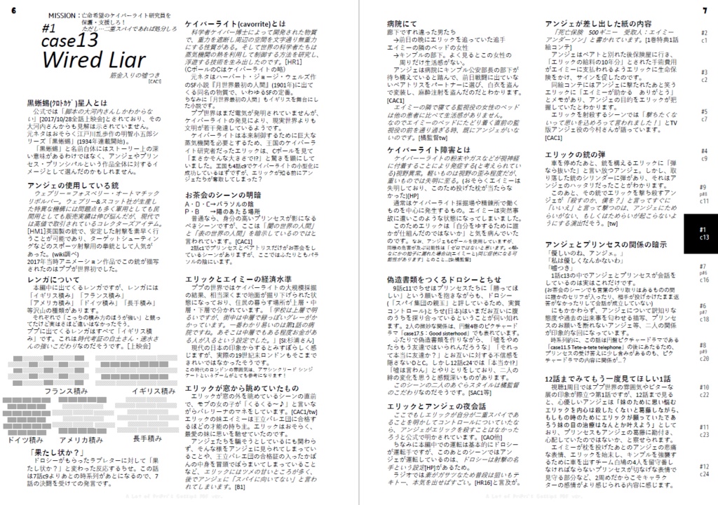 【注!!!有料版】プリンセス・プリンシパル解説本【冊子版・DL版】