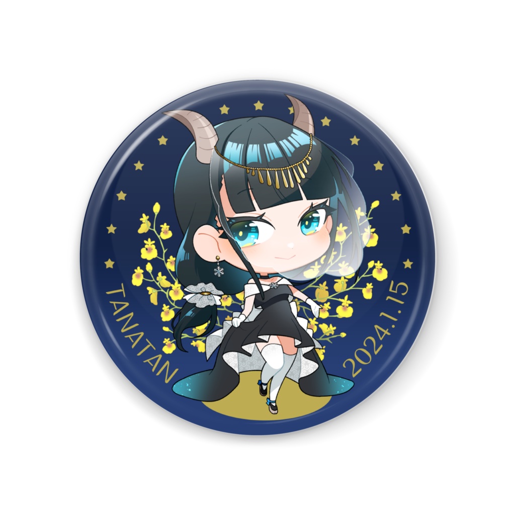 SDカプリコーン棚美ちゃん缶ミラー