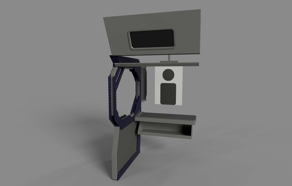 射撃場・テーブル(pbr)