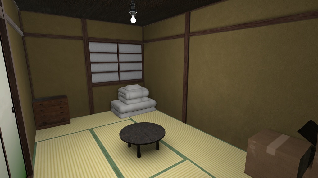 【VRChatワールド】昭和の古いアパート【シェアok】