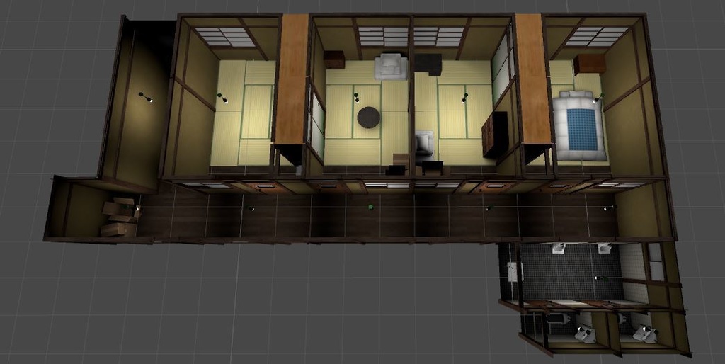 【VRChatワールド】昭和の古いアパート【シェアok】