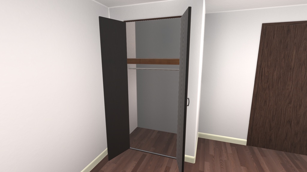 【VRChatワールド】アパートの一室-01