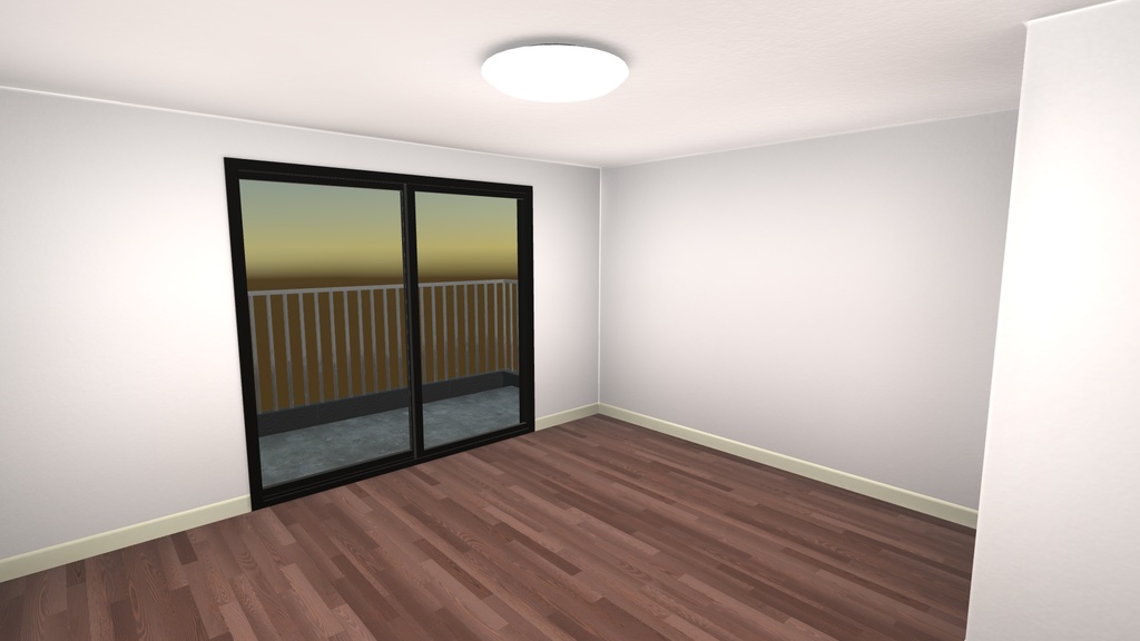 【VRChatワールド】アパートの一室-01