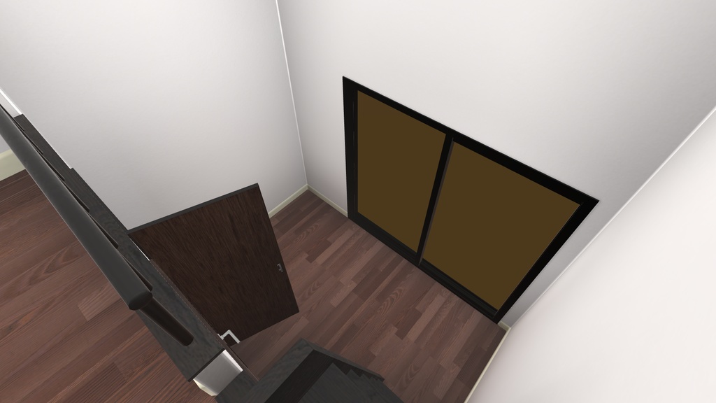 【VRChatワールド】アパートの一室-02(ロフト付き)