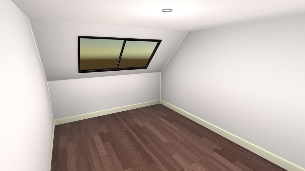 【VRChatワールド】アパートの一室-02(ロフト付き)