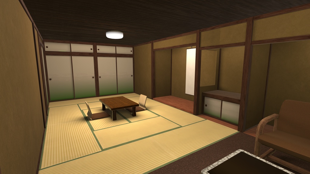 【VRChatワールド】日本旅館の一室【シェアok】