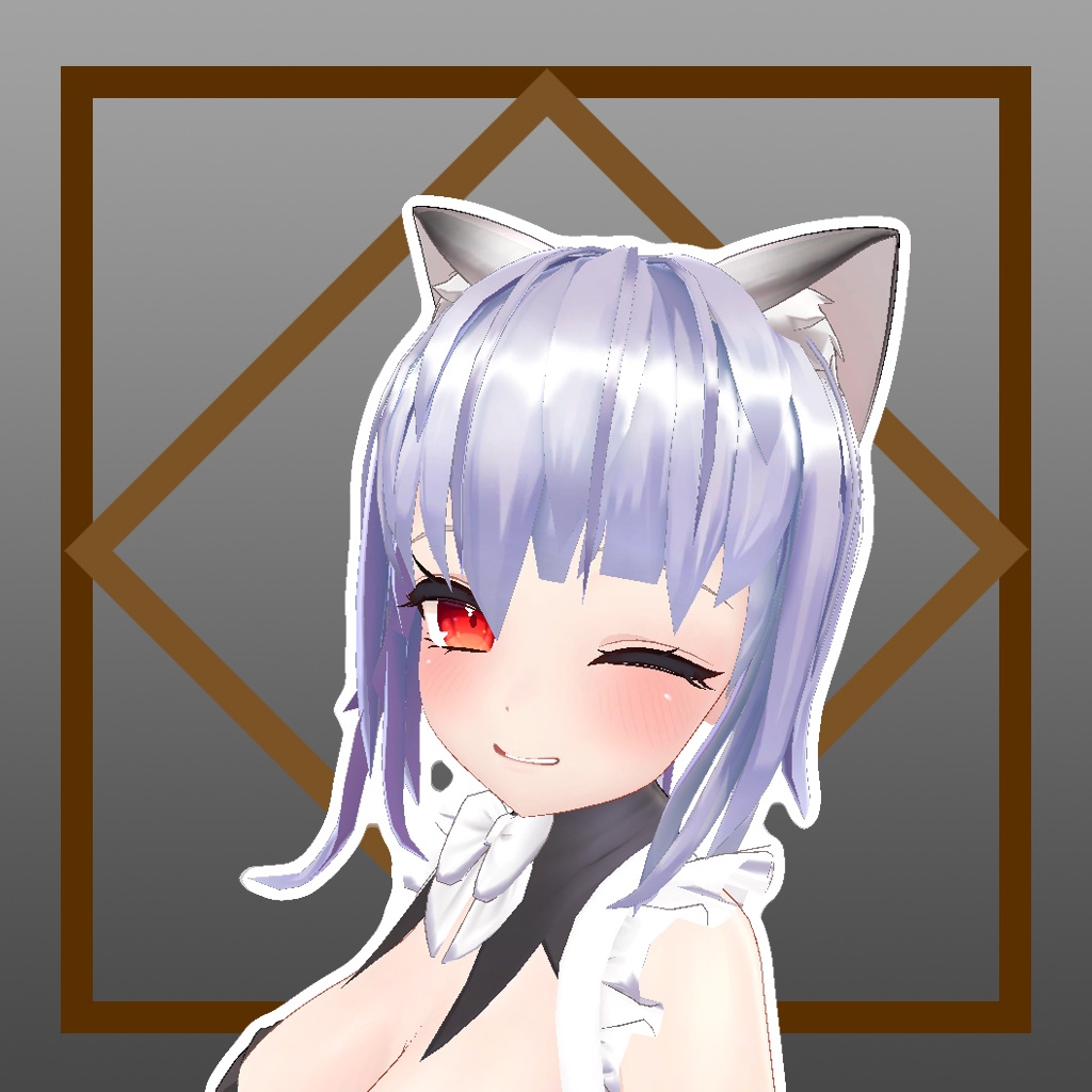 【舞夜/Leeme対応】リング付きエクステ --ポニーテール--