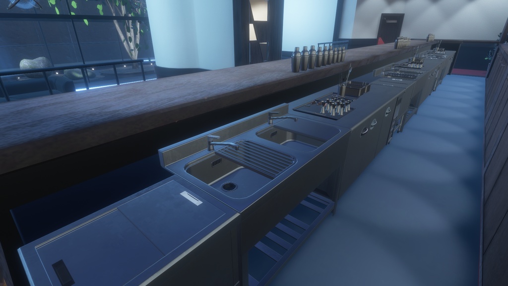 【3DModel】Bar関連の調理器具プロップ【28種類】