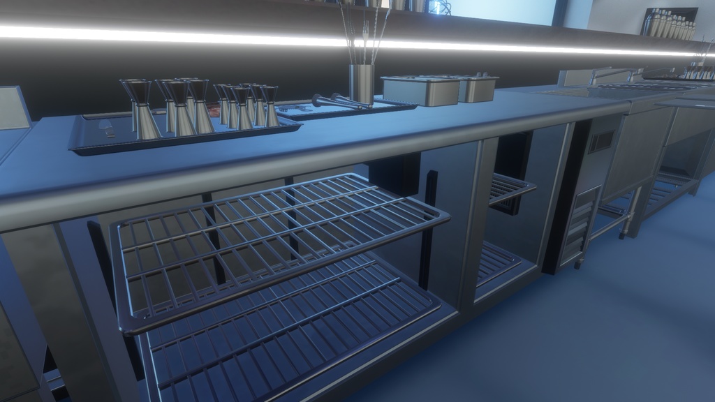 【3DModel】Bar関連の調理器具プロップ【28種類】