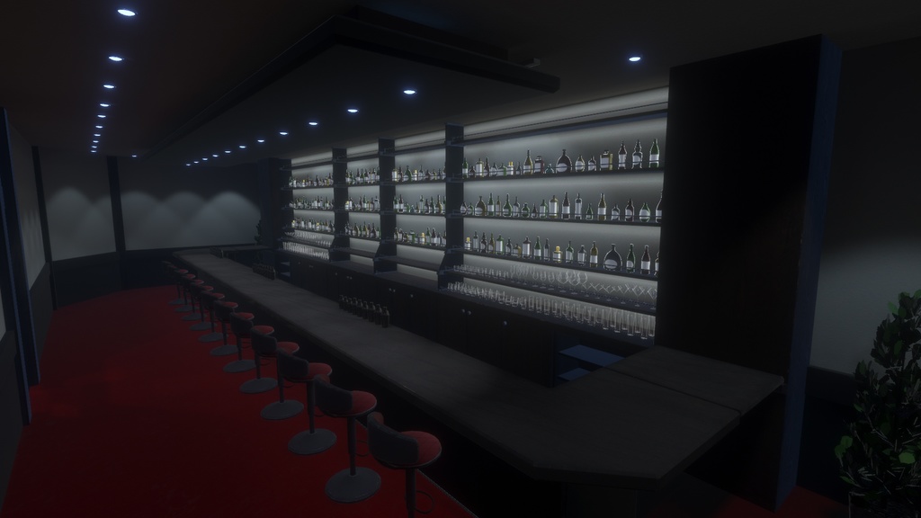 【VRChatワールド】Bar vol.02【照明2種類有】