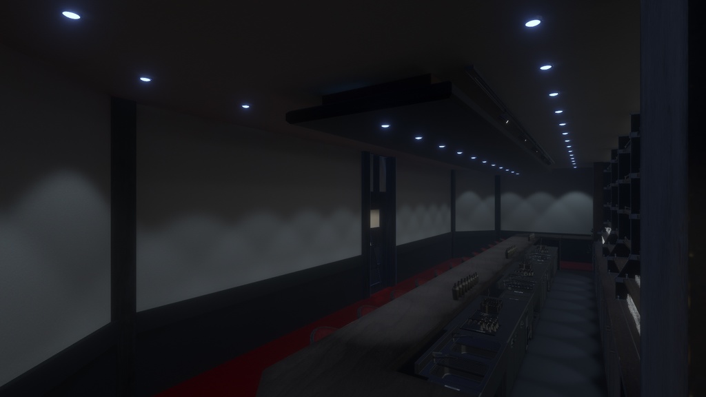 【VRChatワールド】Bar vol.02【照明2種類有】