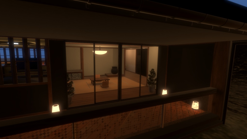 【VRChatワールド】旅館の一室vol.3