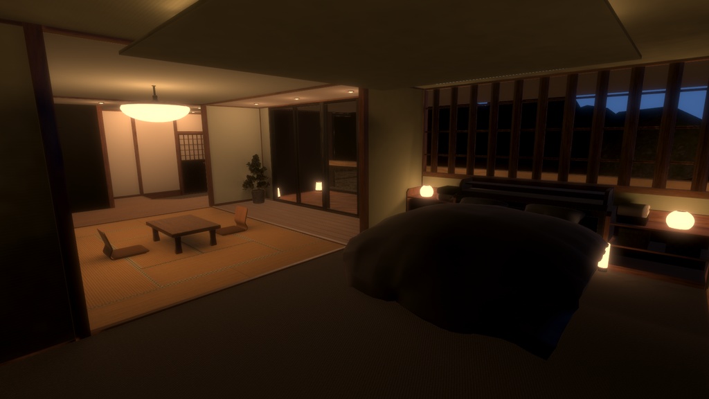 【VRChatワールド】旅館の一室vol.3