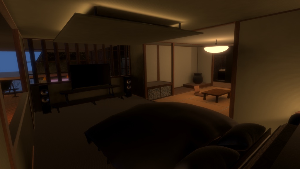 【VRChatワールド】旅館の一室vol.3