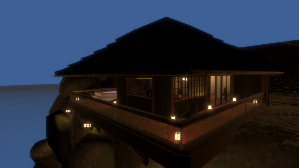 【VRChatワールド】旅館の一室vol.3