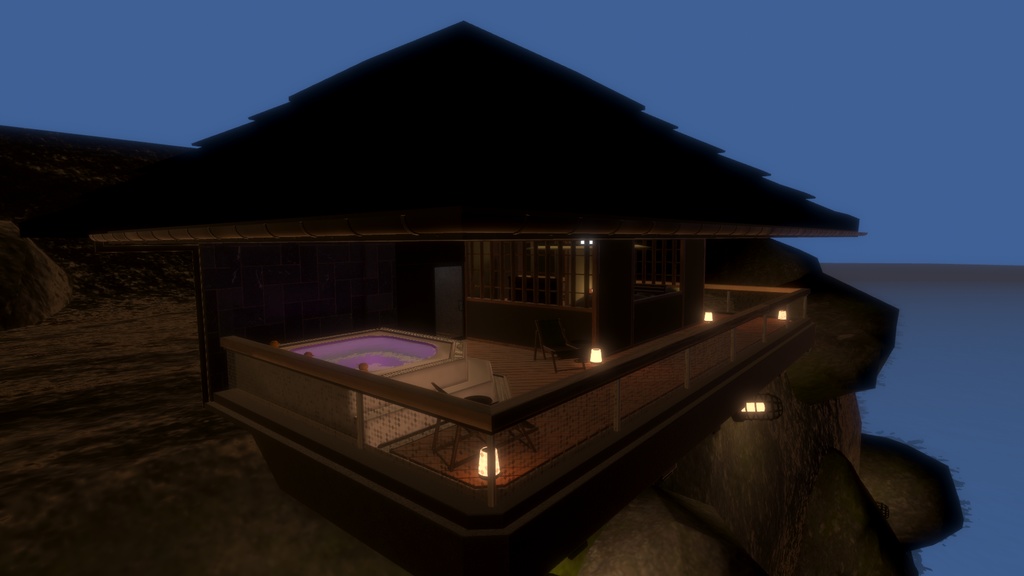 【VRChatワールド】旅館の一室vol.3