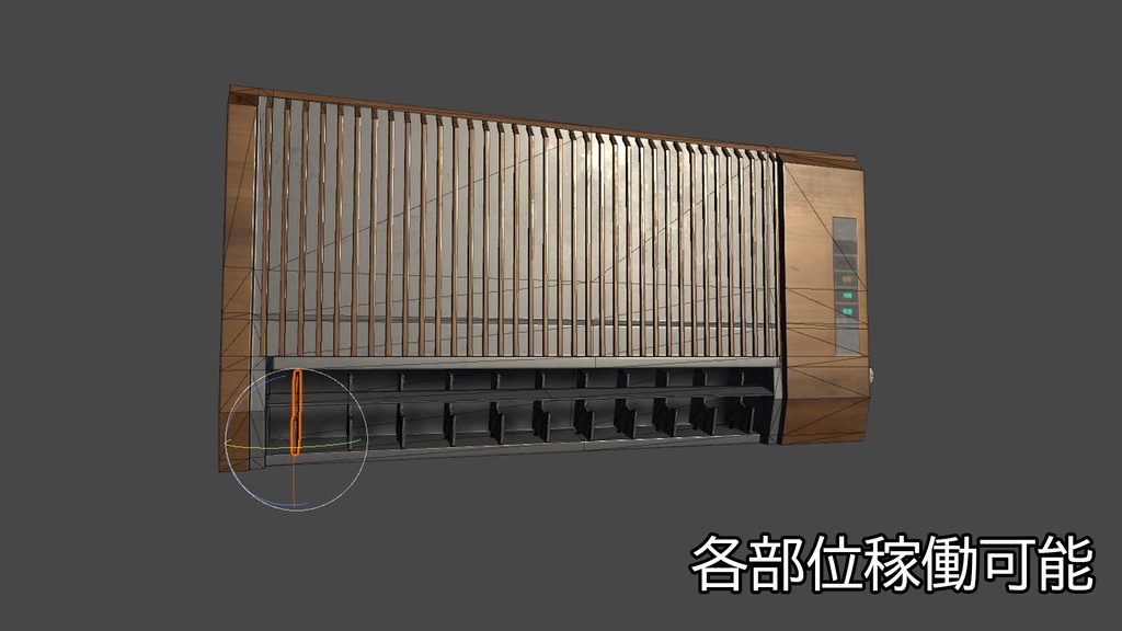 【3DModel】エアコン、扇風機プロップ【19種類(色、動き差分あり)】