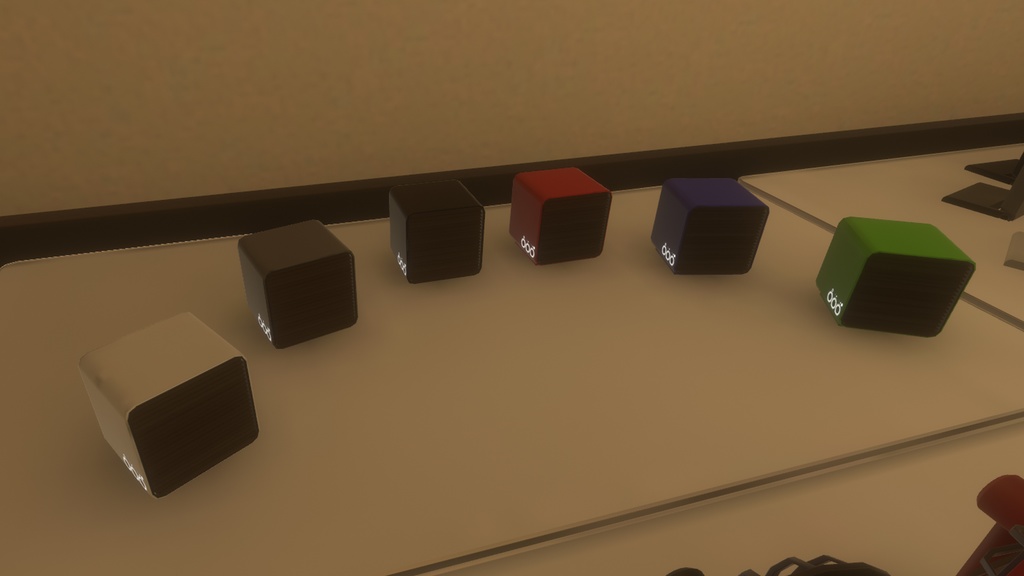 【3DModel】卓上扇風機プロップ【8種類(色差分あり)】