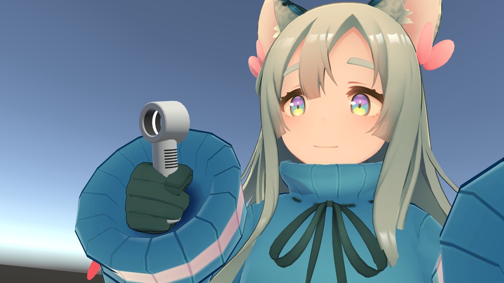 【3DModel】ハンディ扇風機プロップ【7種類(色差分あり)】