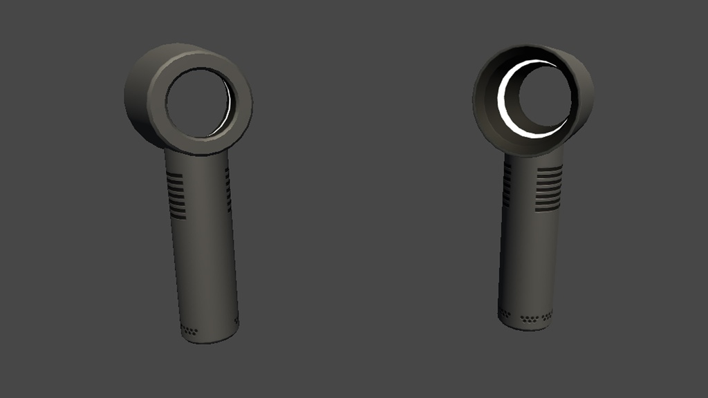 【3DModel】ハンディ扇風機プロップ【7種類(色差分あり)】