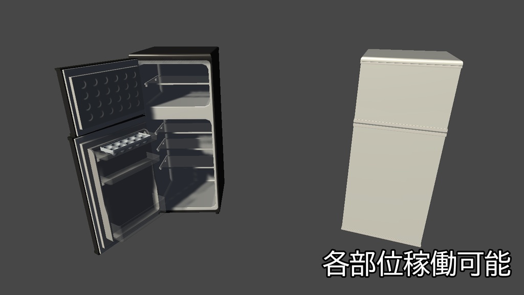 【3DModel】キッチン用プロップセット【5種類】