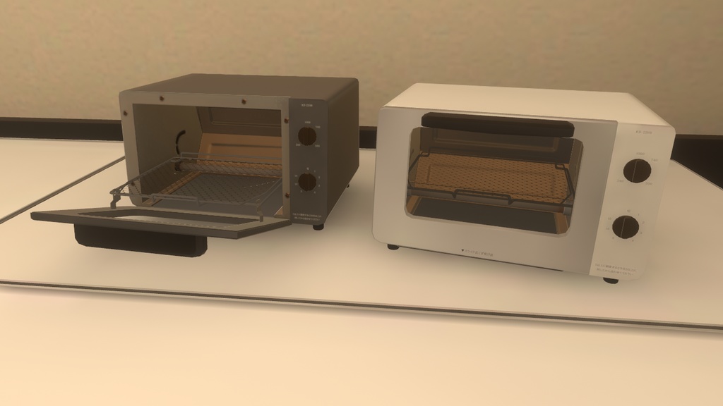 【3DModel】キッチン用プロップセット【5種類】