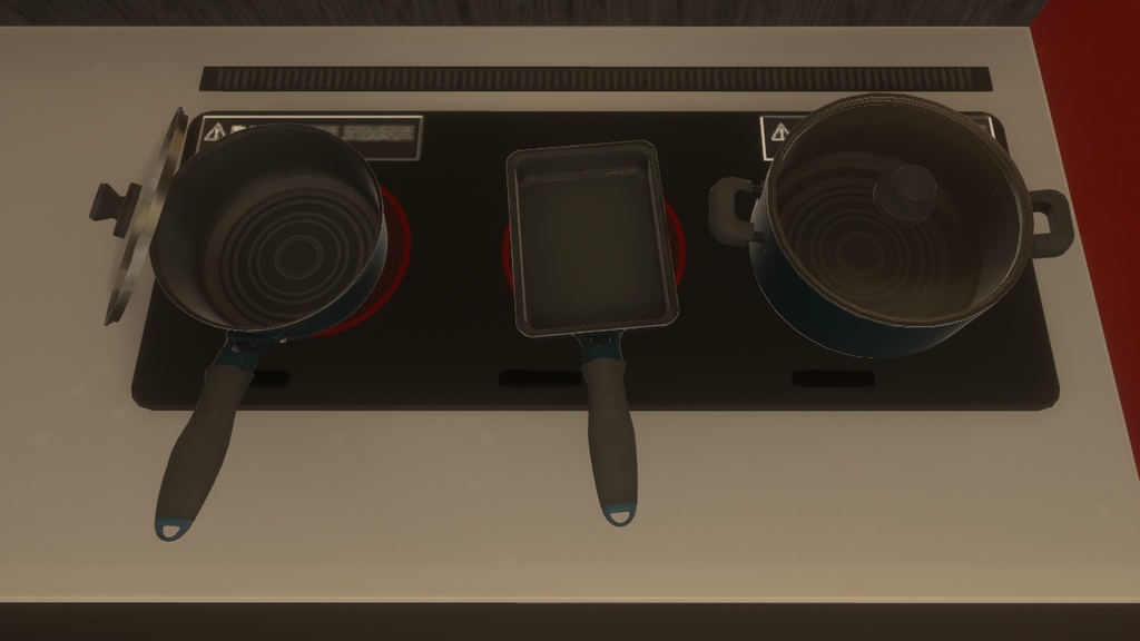 【3DModel】フライパン、鍋プロップセット【12種類】