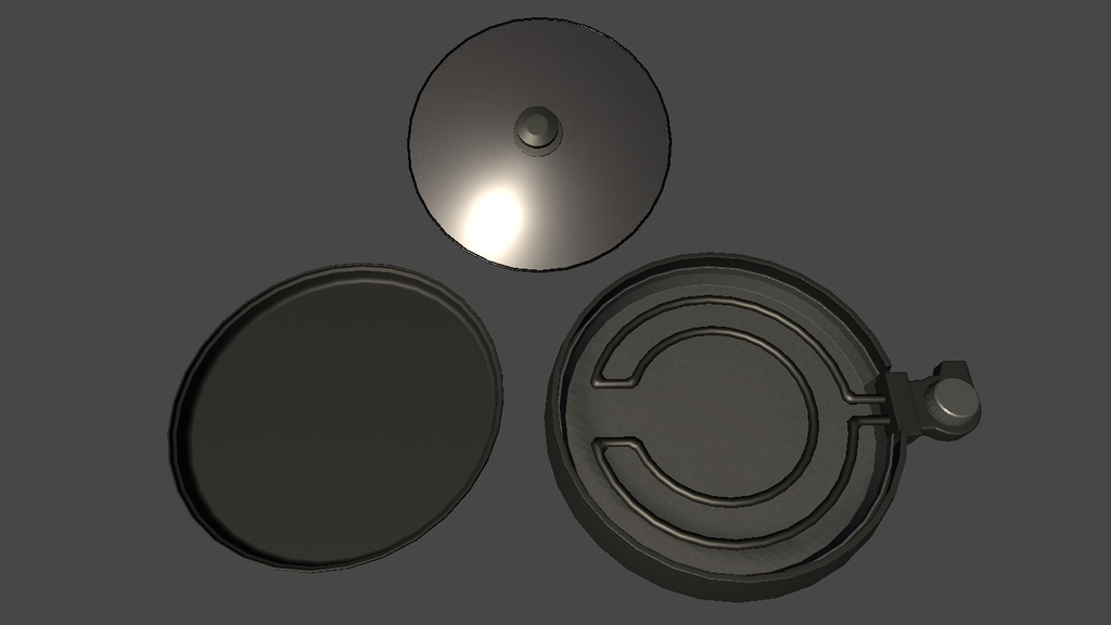 【3DModel】ホットプレート、土鍋プロップセット【8種類】