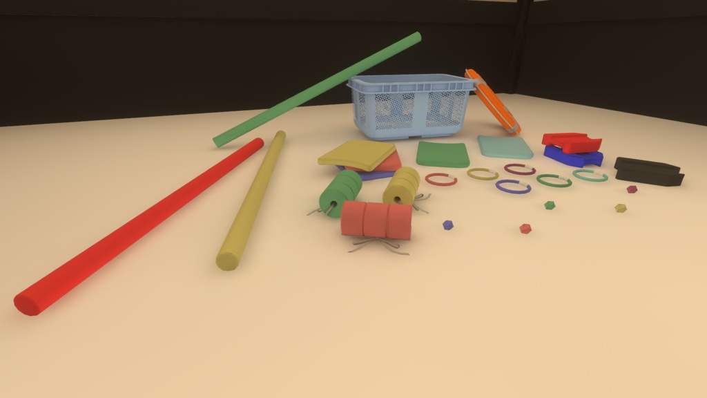 【3DModel】プールのプロップ【27種類】