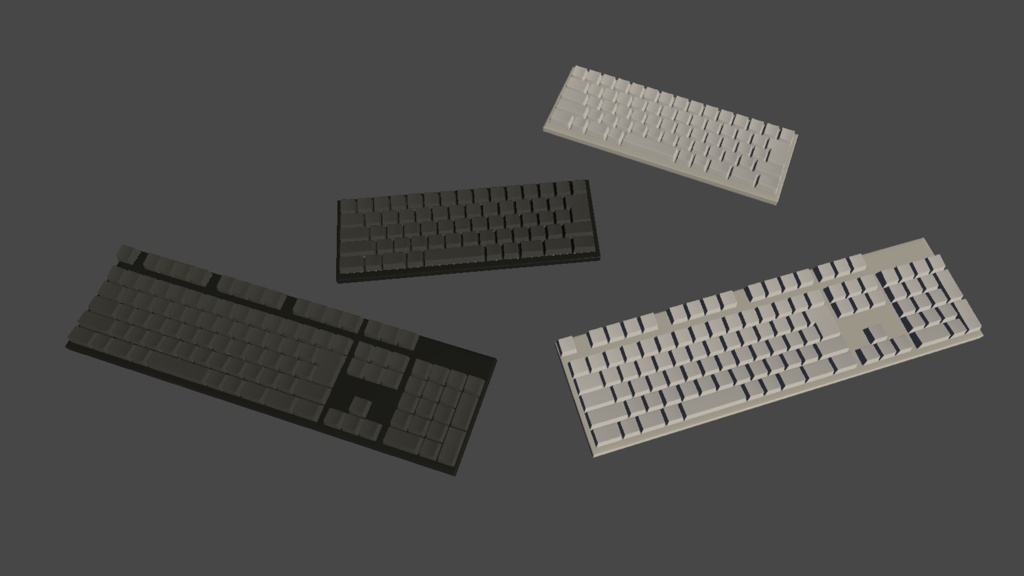 【3DModel】ゲーミングPC周りのプロップ02【11種類】