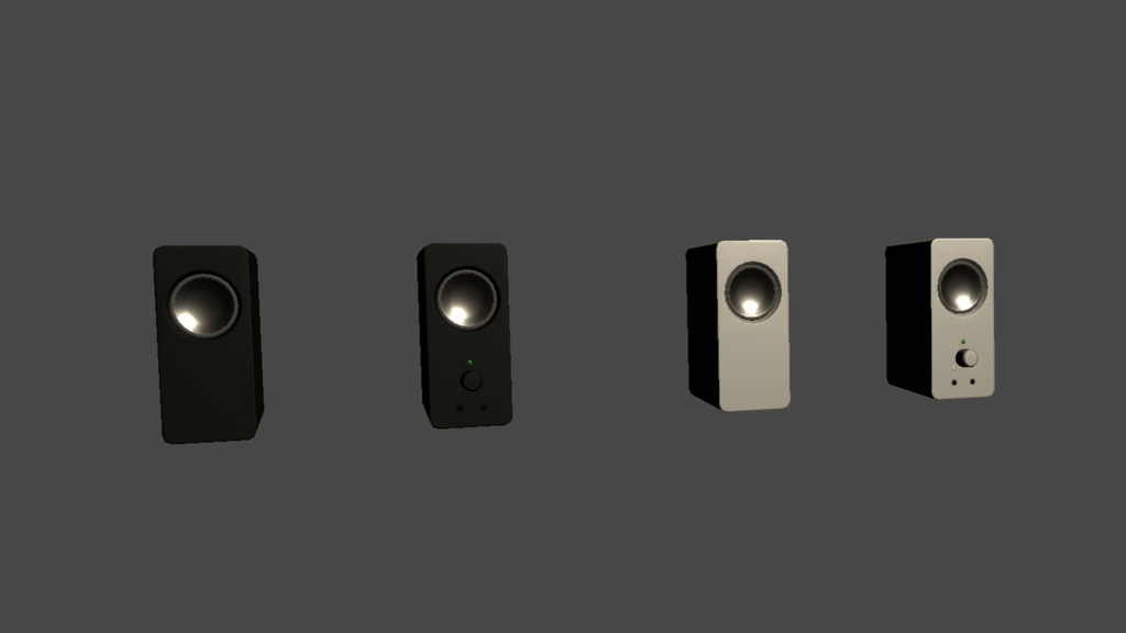 【3DModel】ゲーミングPC周りのプロップ02【11種類】