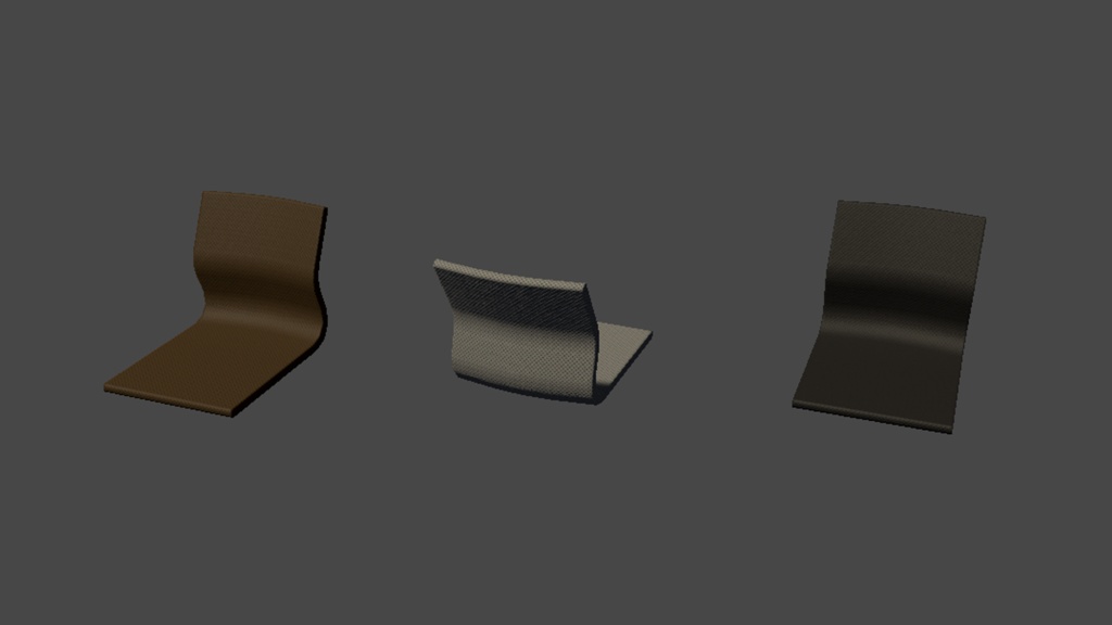 【3DModel】座椅子プロップ【11種類】